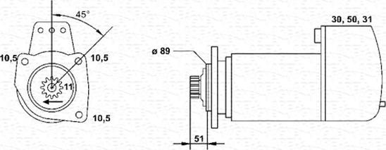 Magneti Marelli 943252203010 - Стартер unicars.by