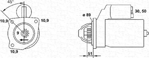 Magneti Marelli 943252207010 - Стартер unicars.by