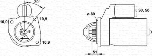 Magneti Marelli 943252235010 - Стартер unicars.by