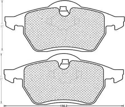 Magneti Marelli 430216170312 - Тормозные колодки, дисковые, комплект unicars.by