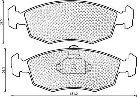 Magneti Marelli 430216171103 - Тормозные колодки, дисковые, комплект unicars.by