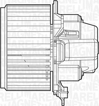 Magneti Marelli 069412509010 - Вентилятор салона unicars.by