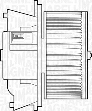 Magneti Marelli 069412504010 - Вентилятор салона unicars.by