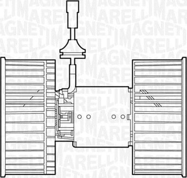 Magneti Marelli 069412535010 - Вентилятор салона unicars.by