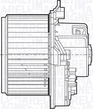 Magneti Marelli 069412649010 - Вентилятор салона unicars.by