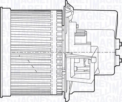 Magneti Marelli 069412654010 - Вентилятор салона unicars.by