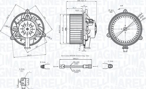 Magneti Marelli 069412742010 - Вентилятор салона unicars.by