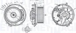 Magneti Marelli 069412769010 - Вентилятор салона unicars.by