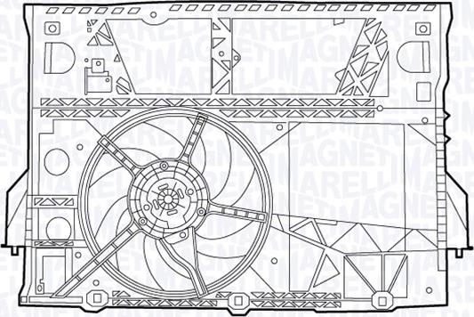 Magneti Marelli 069422547010 - Вентилятор, охлаждение двигателя unicars.by