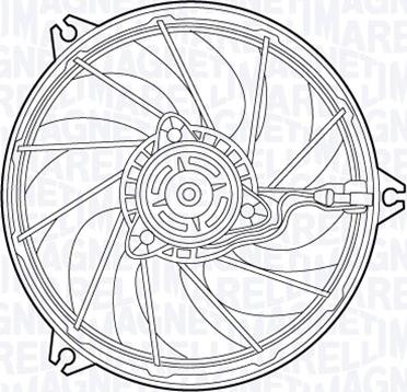 Magneti Marelli 069422552010 - Вентилятор, охлаждение двигателя unicars.by