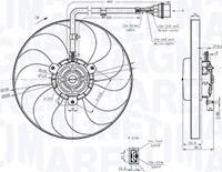 Magneti Marelli 069422847010 - Вентилятор, охлаждение двигателя unicars.by