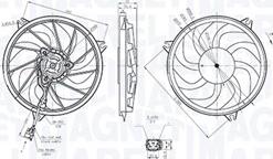 Magneti Marelli 069422865010 - Вентилятор, охлаждение двигателя unicars.by