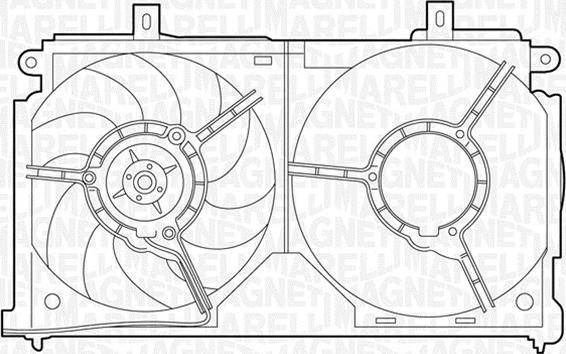 Magneti Marelli 069422376010 - Вентилятор, охлаждение двигателя unicars.by