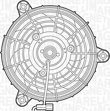 Magneti Marelli 069422295010 - Вентилятор, охлаждение двигателя unicars.by