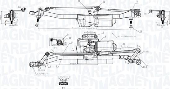 Magneti Marelli 064352403010 - Система очистки окон unicars.by