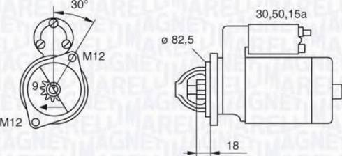 Magneti Marelli 063521070680 - Стартер unicars.by