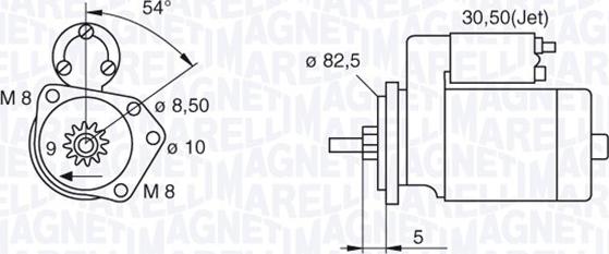 Magneti Marelli 063521120440 - Стартер unicars.by