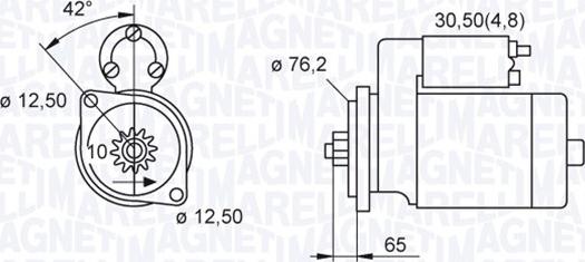 Magneti Marelli 063521230140 - Стартер unicars.by