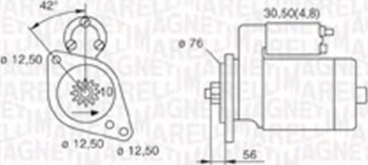 Magneti Marelli 063521230120 - Стартер unicars.by