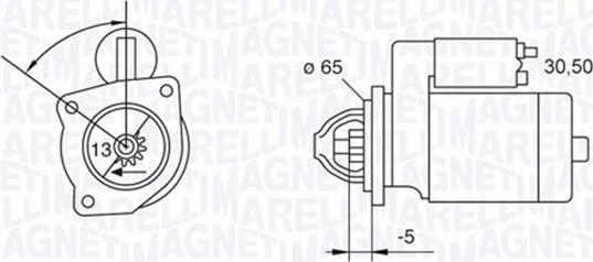 Magneti Marelli 063523623010 - Стартер unicars.by