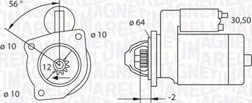 Magneti Marelli 063523622010 - Стартер unicars.by