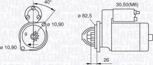 Magneti Marelli 063522230160 - Стартер unicars.by