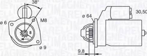 Magneti Marelli 063101018010 - Стартер unicars.by