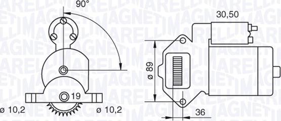 Magneti Marelli 063187051010 - Стартер unicars.by