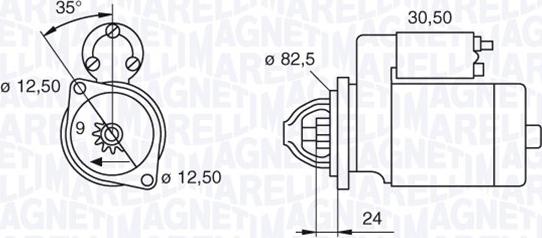 Magneti Marelli 063296843010 - Стартер unicars.by