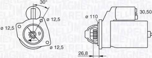 Magneti Marelli 063216741010 - Стартер unicars.by