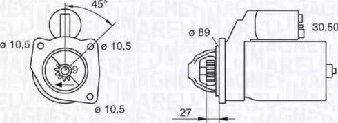 Magneti Marelli 063216733010 - Стартер unicars.by