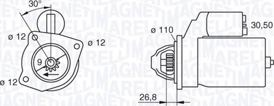 Magneti Marelli 063217154010 - Стартер unicars.by