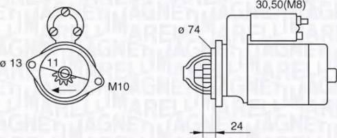 Magneti Marelli 063280059010 - Стартер unicars.by