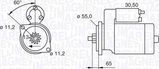 Magneti Marelli 063280051010 - Стартер unicars.by