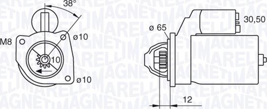 Magneti Marelli 063280060010 - Стартер unicars.by