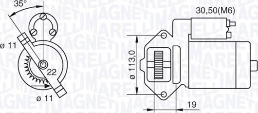 Magneti Marelli 063280031010 - Стартер unicars.by