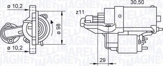 Magneti Marelli 063280028010 - Стартер unicars.by