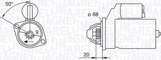 Magneti Marelli 063226801010 - Стартер unicars.by