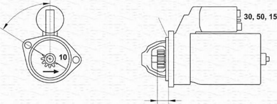 Magneti Marelli 063227470010 - Стартер unicars.by