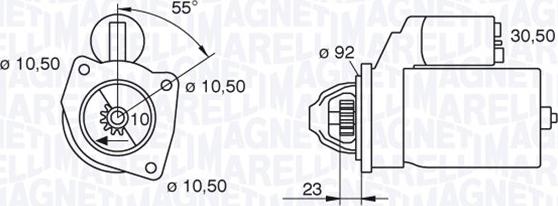 Magneti Marelli 063227569010 - Стартер unicars.by