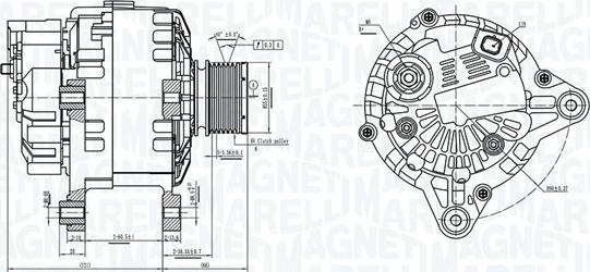 Magneti Marelli 063739064010 - Генератор unicars.by