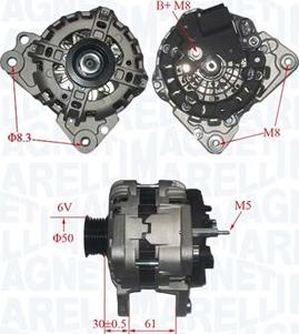 Magneti Marelli 063735695010 - Генератор unicars.by