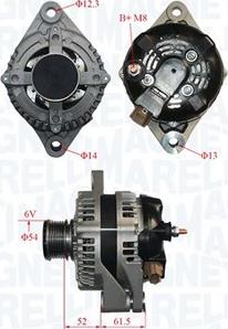 Magneti Marelli 063735679010 - Генератор unicars.by