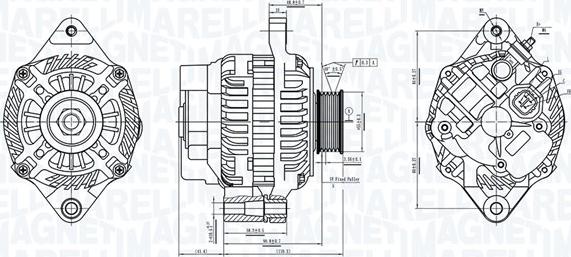 Magneti Marelli 063736439010 - Генератор unicars.by