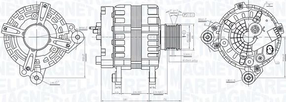 Magneti Marelli 063736193010 - Генератор unicars.by