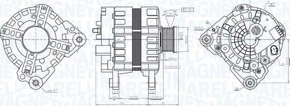 Magneti Marelli 063736232010 - Генератор unicars.by