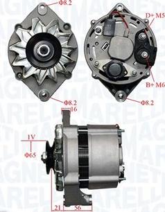 Magneti Marelli 063730099010 - Генератор unicars.by