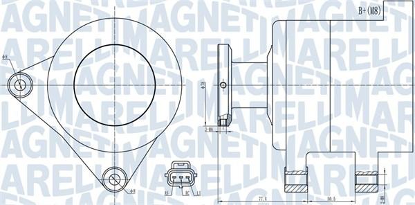 Magneti Marelli 063731999010 - Генератор unicars.by