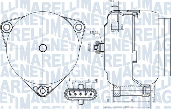 Magneti Marelli 063731997010 - Генератор unicars.by