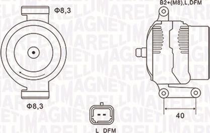 Magneti Marelli 063731470010 - Генератор unicars.by